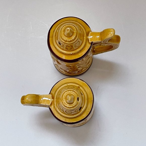 Vintage German Style Beer Stein Salt & Pepper Shakers Catalina Island Japan - Picture 4 of 9